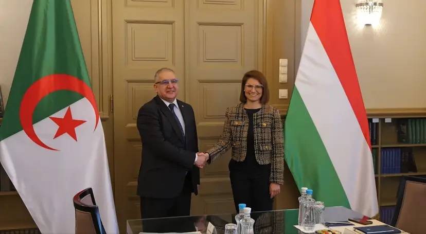 The Secretary General of the Ministry of Foreign Affairs, National Community Abroad and African Affairs, Mr. Lounès Magramane, co-chairs with his Hungarian counterpart the third session of the Algerian-Hungarian political consultations.