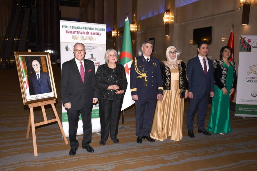 The Algerian Embassy in Ankara commemorated the 70th anniversary of the Glorious November Revolution